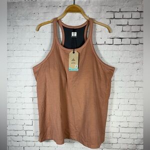 prAna Becksa Tank Plus Women's 3X Tank Top Blush Pink New Stretch Active